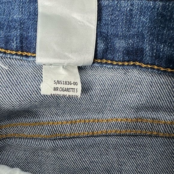 Banana Republic Mr Cigarettes Mid Rise Slim Jeans Size 8 - Picture 3 of 4